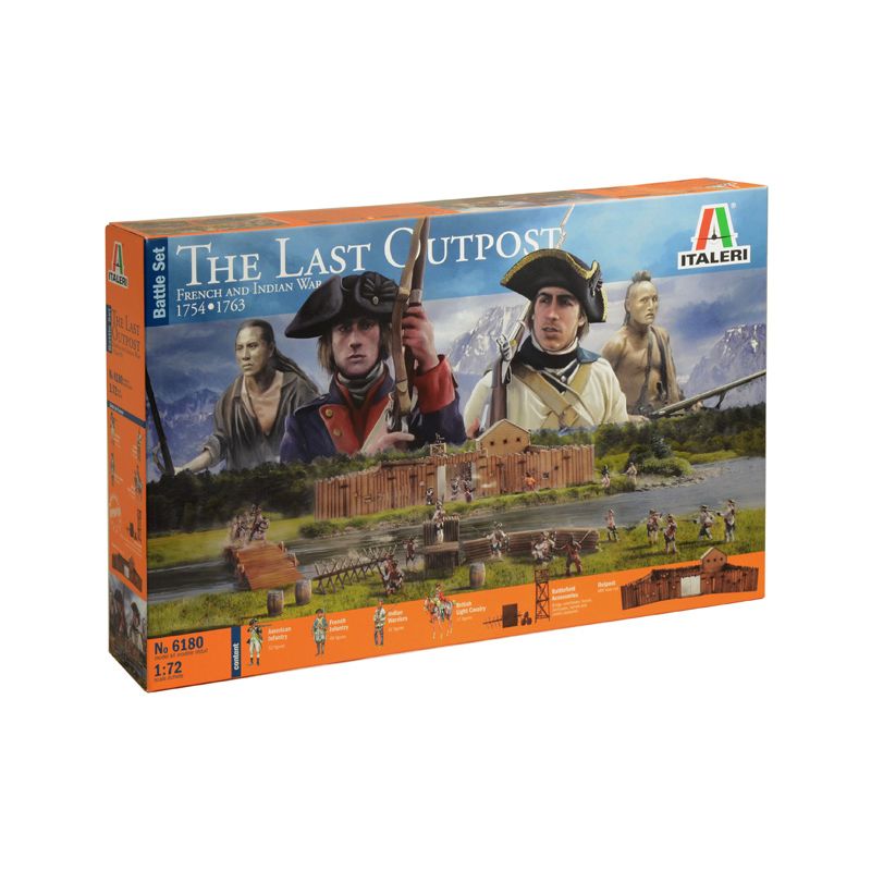 Italeri 6180 THE LAST OUTPOST French and Indian War 1754-1763